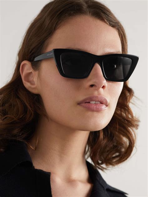 ysl mica cat eye sunglasses|YSL sunglasses women's.